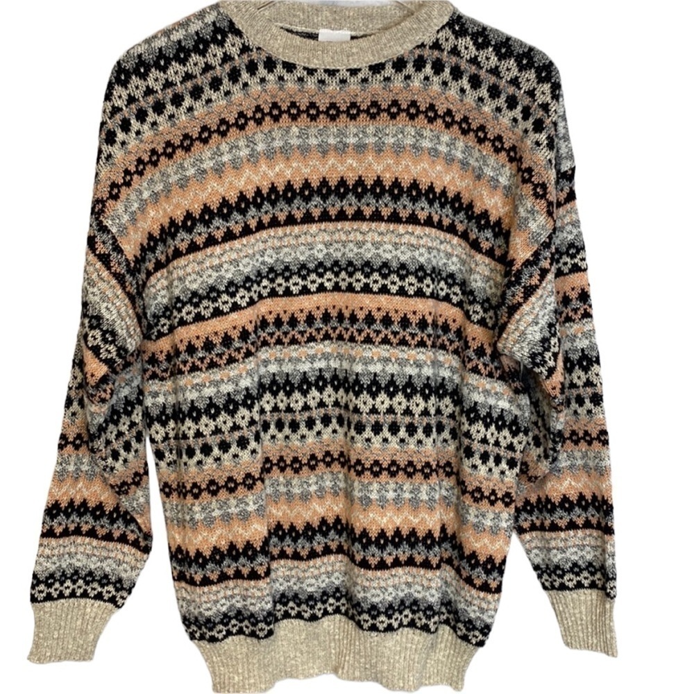 Made in England Crew Neck Vintage Grandma Grandpa Core Sweater